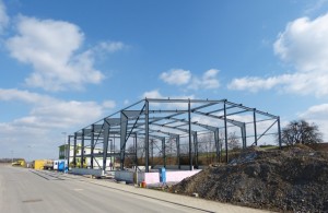 Neubau Lagerhalle mit Bürotrakt