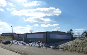 Halle 18x25 Meter - Gedämmt 100mm - 5°
