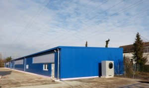 Sonderbauten Halle : 12,80 x 83,20 x 3,90 m