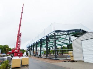 Neubau Produktionshalle mit Kranbahn